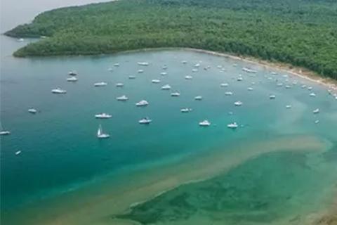 Beckwith Aerial photo on Georgian Bay