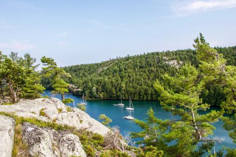 Northern Georgian Bay Secluded Anchorages